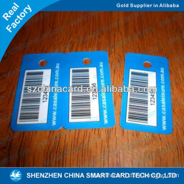 Customized PVC Barcode Plastic Key Card